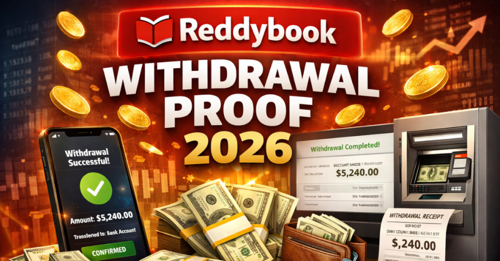 Reddybook Withdrawal Proof 2026 – Verified User Payout Stories & Results